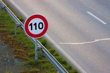 speed limit sign