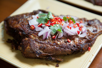 Fish fried.