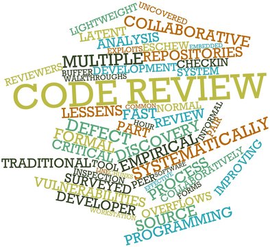 Word cloud for Code review