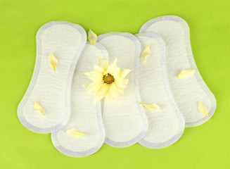daily panty liners and yellow flower