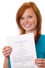 Mein erster Arbeitsvertrag