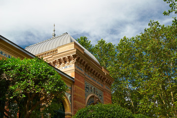 Historic buildings parks of Madrid