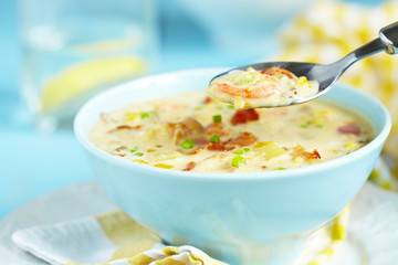 Chowder with Shrimp