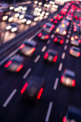 autobahnverkehr abends