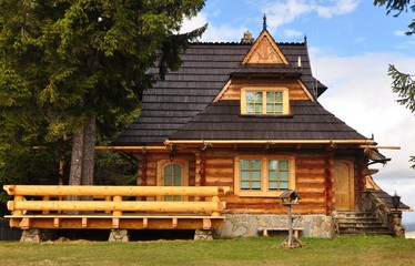 Drewniany domek