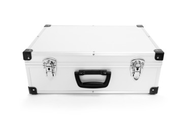 Luxury aluminum suitcase.