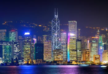 Zelfklevend Fotobehang Hong Kong Cityscape © SeanPavonePhoto