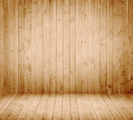 Innenraum aus Holz