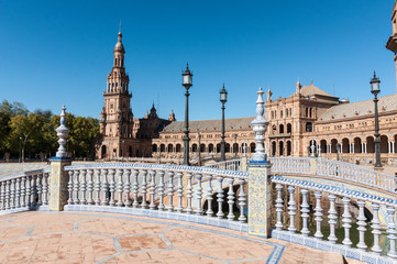Fototapeta premium Brücken auf der Plaza de España