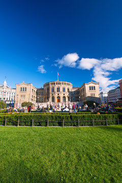 Storting or Parlament in Oslo Norway