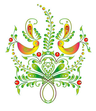 traditional pattern vector