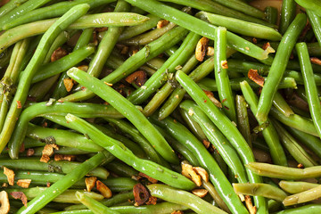 Fresh Organic Cooked Green Beans