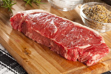 Organic Red Raw Steak Sirloin