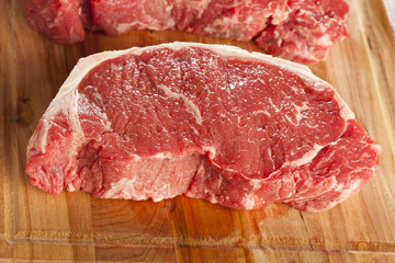 Organic Red Raw Steak Sirloin