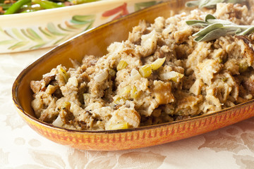 Homemade Stuffing made for Thanksgiving