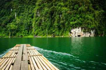 bamboo raft