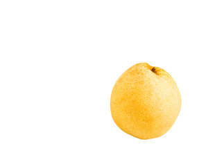 Fototapeta premium Pear fruits isolated on white background with clipping path