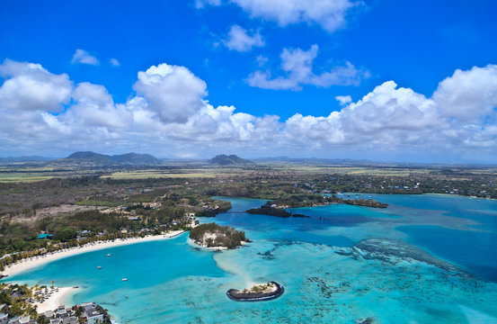 Aerial View Of Mauritius