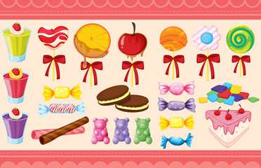  various sweets and wallaper