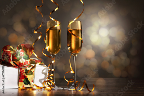 2017 шампанское серпантин украшения новый год загрузить