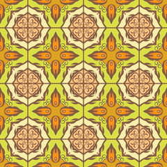 Green wallpaper pattern