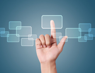 Obraz premium touchscreen button