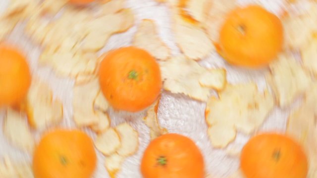 tangerine oranges  fresh fruit