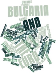 Word cloud for Bulgaria and the euro