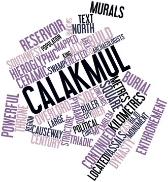 Word cloud for Calakmul