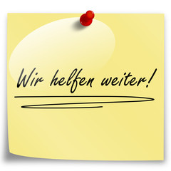 Post - It Wir helfen weiter!