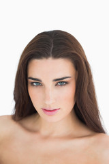 Fototapeta premium Female beauty looking at camera