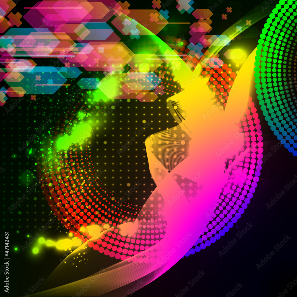 Poster abstract design background