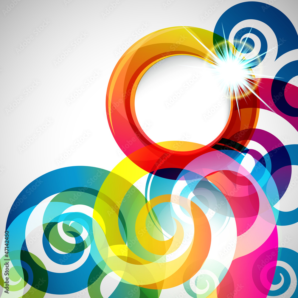 Poster abstract background with design elements.