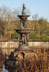Ornate Victorian Park Fountain