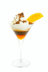 Coffee cocktail isolated