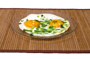 Fried eggs.