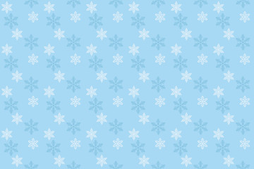 blue seamless snowflakes background vector illustration
