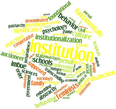 Word cloud for Institution