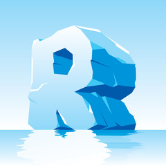 ice letter R