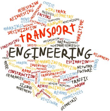 Word cloud for Transport engineering