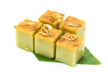 Coconut custard squares