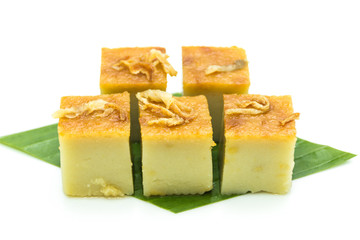 Coconut custard squares