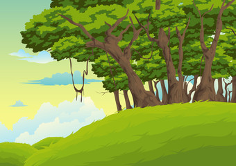 Beautiful Landscape Background vector