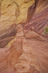 ochre rocks