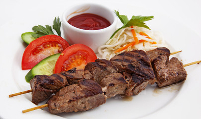 Meat with vegetables