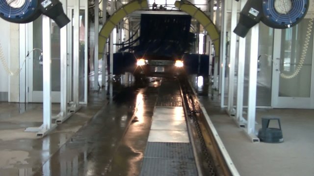 Truck in Car Wash