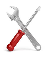 Wrench and screwdriver