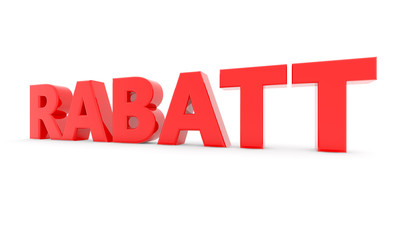 3D Typografie Rabatt