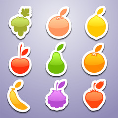 fruit stickers