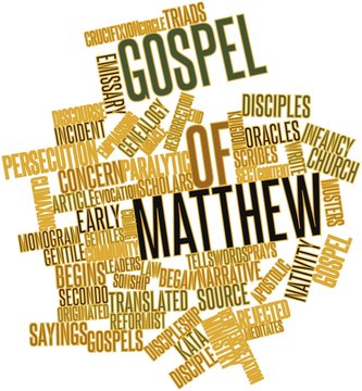 Word cloud for Gospel of Matthew